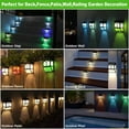 thumbnail image 2 of Kanstar Solar LED Deck Step Lights Color Changing Waterproof 4 Pack, 2 of 8