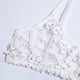 thumbnail image 3 of Gibobby Conjunto Lencería Tanga Y Bralette Conjunto de lencería sexy para mujer con liguero, brasier de encaje y bragas conjunto de tirantes exóticos(Blanco, M), 3 of 5