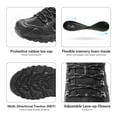 thumbnail image 3 of NORTIV 8 Men's Waterproof Leather Low-Top Hiking Shoes for Outdoor Trekking, Camping, and Walking, 3 of 5