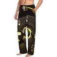 thumbnail image 2 of Daiia Casino Card Soccer Men's Sleep Pant with Pockets and Drawstring,Pajama Pants-Medium, 2 of 9