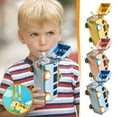 thumbnail image 1 of Bonita Botella de Agua con Forma de Autobús, Vaso Portátil con Pajita de 500 Ml, Diseño Antigoteo, Accesorio de Viaje de Verano, Ideal para Picnic En La Playa, Divertido Juego de Juguete y B, 1 of 4
