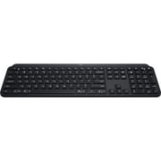 Logitech MX Keys Advanced Wireless Illuminated Keyboard, Tactile Responsive Typing, Backlighting, Bluetooth, USB-C, Apple macOS, Microsoft Windows, Linux, iOS, Android, Metal Build, Black