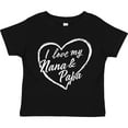 thumbnail image 3 of Inktastic I Love My Nana and Papa in White Chalk Heart Boys or Girls Toddler T-Shirt, 3 of 5