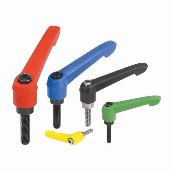 Kipp Adjustable Handle,#10-32,Thermoplastic K0269.1A12X25