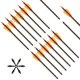 thumbnail image 4 of Flecha De Carbono De Alta Precisión Con Perno De Ballesta De 7,5 Pulgadas Con Paletas De 2 Pulgadas Y Punta Extraíble De 100 Granos Para Practicar Entrenamiento Al Aire Libre 12 Uds. Sweethay OD006382-00, 4 of 6