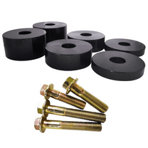 imUfer Car Rear Seat Gasket Lift Kit Black For 2005-2022 Toyota Tacoma And 4Runner