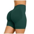 thumbnail image 7 of COMVALUE Women's Workout Impact Shorts 3.6" /4.5" Scrunch Butt Lifting Gym Shorts Yoga Running Biker (Green, L), 7 of 7