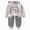 boy outfits-Grey, variant on TOWED22 Baby Toddler Boy Fall Winter Set Outfits 2Pcs Long Sleeve Printed Round Neck T-Shirt Elastic Waist Pants Soft Warm Clothes(Light Gray,5-6 Y)
