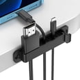 thumbnail image 3 of Clips para cables, paquete de 5, organizador de cables, cargador, gestión de cables para organizar el hogar, la oficina, el escritorio, el teléfono, el automóvil, soportes para cables, 3 of 8