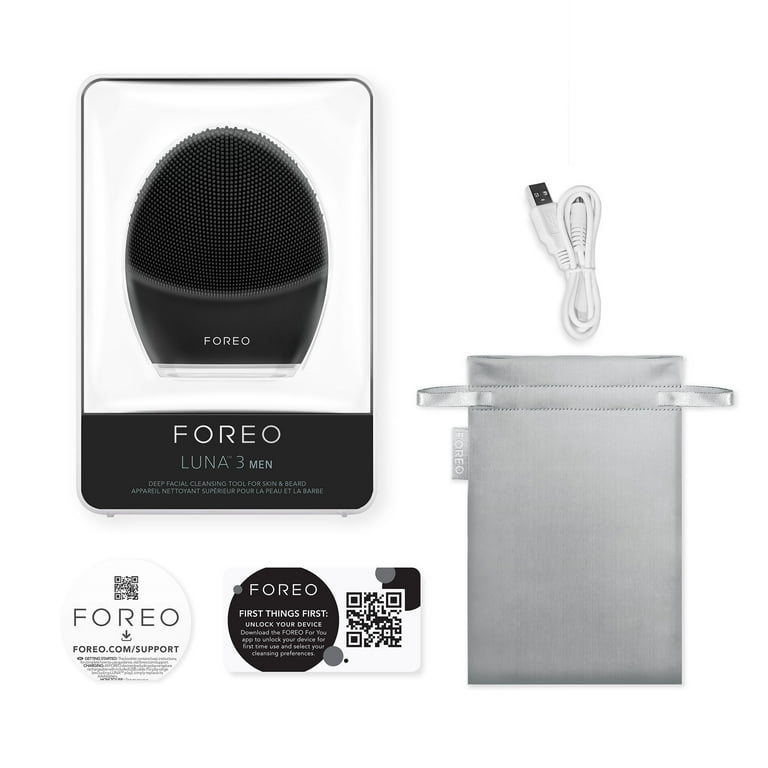 画材 FOREO LUNA3 MEN FOREO LUNA 3 MEN, Facial Cleansing & Firming Massage Brush