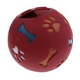 thumbnail image 2 of Bola de comida para perros Yuyangstore juguete para masticar dispensador de actividades L rojo, 2 of 8