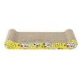thumbnail image 1 of Cat Scratcher Cat Scratching Lounge Bed Furniture Protector, Corrugated, Durable bone shape, 1 of 9