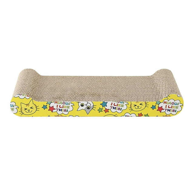 Rascador para gatos, cama de cartón para rascar gatos, juguetes de entrenamiento para gatos, sofá de protección de muebles, almohadilla para rascar , forma de forma de