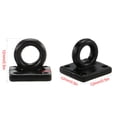 thumbnail image 3 of Milaget Trailer Hitch Shackle Bracket Locking Set for 1/10 Scale Crawler RC Car Black, 3 of 4