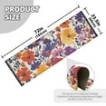thumbnail image 5 of Yayeee Runner Rug for Bedroom 2'x6' Machine Washable Hallway Non Slip Mat, Colorful Flowers Pattern, 5 of 8