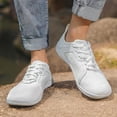 thumbnail image 5 of AUDeals Wide Toe Barefoot Shoes, Zero Drop Sneakers for Men and Women with Breathable Comfort (White, 8.5), 5 of 6