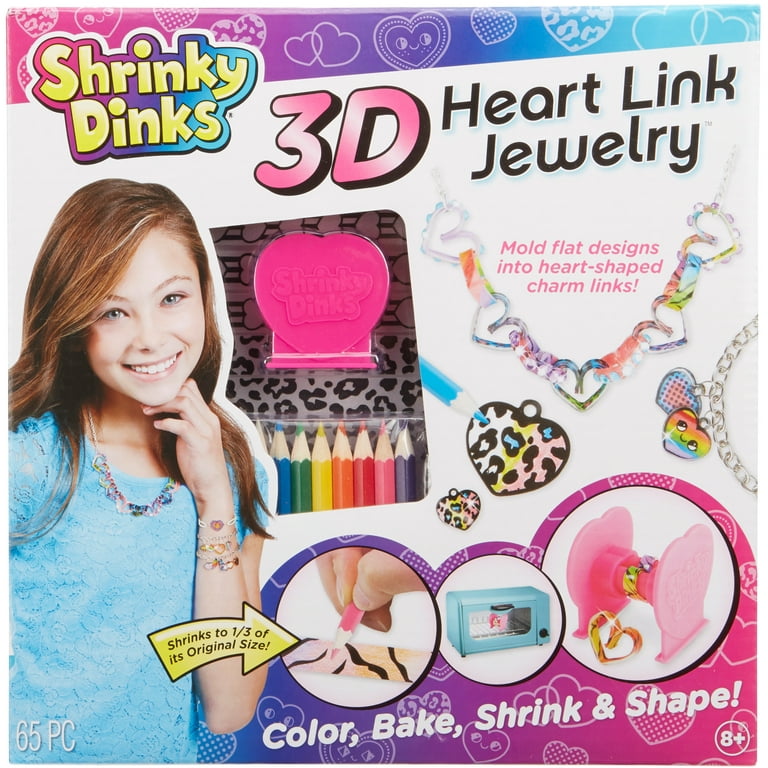 Shrinky Dinks Kit Heart Link Jewelry