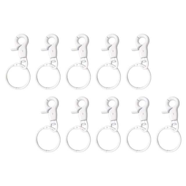 Cateissary Hebilla colgante de 10 piezas con cierres de langosta de Metal, hebillas para bolso, conectores de extremo de Metal, llavero, , Type3 NO3