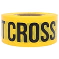 thumbnail image 1 of 1 Roll Crime Scene Do Not Cross Tape Hazard Safety Tape Non Adhesive Construction Tape, 1 of 8