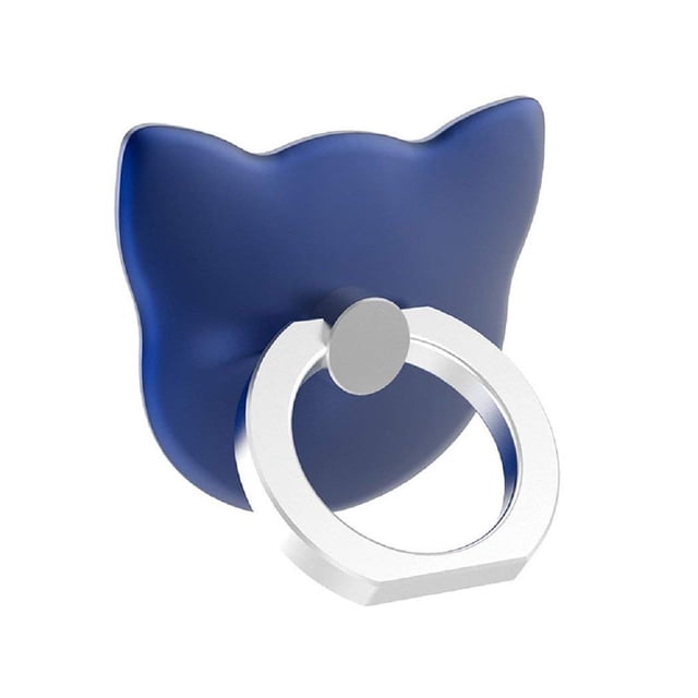Methold Tenedor giratorio del soporte del anillo del apretón del dedo de 360° para los teléfonos móviles para los iPads del Teléfono y Comunicación Azul
