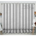 thumbnail image 1 of EREHome High resolution white brick room Blackout Window Curtain Drapery Panels 52x84 Inch one peal two Piece, 1 of 1