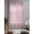 thumbnail image 2 of Sheer Curtains 96 Inches Long, Pink Semi Sheer Curtains Light Filtering Window Treatment, Modern Abstract Art Ombre Striped Privacy Voile Drapes for Living Room Bedroom 52x96 Inch, 2 of 7