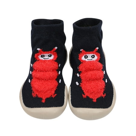

Relanfenk Baby Sneakers Toddler Caterpillar Non-slip First Walkers Elastic Socks Shoes