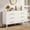 White-6 drawers, variant on Asofer Tall Dresser, 5-Drawer Wood Storage w/Metal Handles, Black