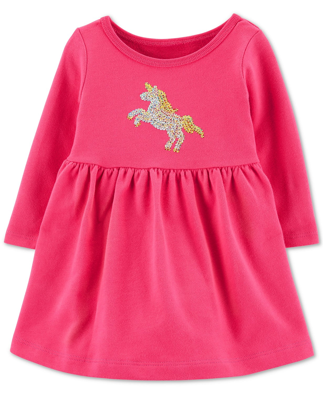 Cotton Sequined Unicorn Dress Size 
