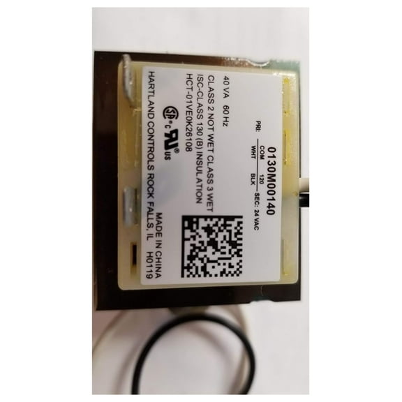 Goodman HVAC Furnace Transformer 120V to 24V 40W - Replacement Part 0130M00140 | Compatible with Goodman Furnaces | Reliable Power Supply