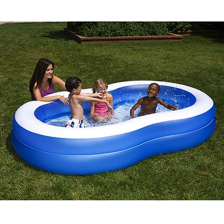 Blue Paradise Lagoon Inflatable Kiddie Pool