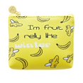 thumbnail image 1 of Mini monedero para niños pequeño bolso de dinero cartera corta Pu bolsa con cremallera (plátano), 1 of 2
