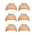 thumbnail image 2 of piezas de gorros para peluca de color marrón claro para peluca frontal de encaje de seda, 2 of 5