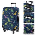 thumbnail image 5 of DarkBlue Cartoon Dinosaurs PartyElements Pattern Luggage Cover Fashion Suitcase Cover Baggage Covers Fit 25-28 Inch Luggage (Go Travel), 5 of 5