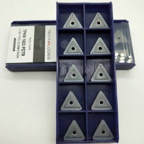 10pcs TPKN1603PDTR inserts en Carbure cnc insert de Fraisage pour Acier Inoxydable
