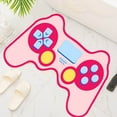 thumbnail image 3 of Binwennn Dark Throw Blankets Cute Gaming Rug Cartoon Game Console Game Controller Floor Mats Non Extra Soft Absorbent Rugs Machine Washable Mat Game Room Carpet Shower Mat Indoor Door Mat, 3 of 7