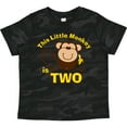 thumbnail image 3 of Inktastic Little Monkey 2nd Birthday Boy Boys Toddler T-Shirt, 3 of 5