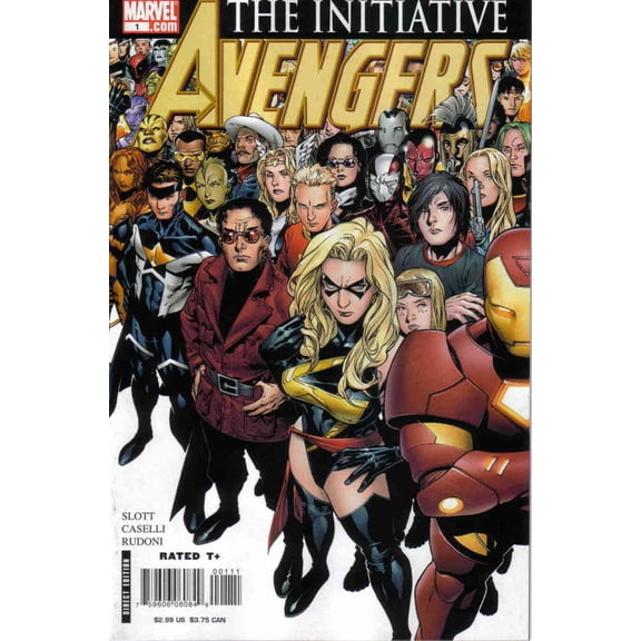 Avengers: The Initiative #1A VF ; Marvel Comic Book