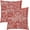 Geometric 13, variant on Red Boho Throw Pillow Covers 18x18 Inch Bohemian Carpet Ethnic Decorative Square Pillow Cases Bohemian Carpet Ethnic Cushion Covers Farmhouse Home Decor for Sofa Couch Outdoor Set of 2