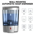 thumbnail image 5 of Plussen Automatic Soap Dispenser 20oz/600ml Wall-Mounted Sanitizer/Gel for Home & Commercial, Silver, 5 of 10