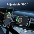 thumbnail image 4 of Binmer 66W Fast Charging Navigation Infrared Induction Magnetic Suction Interface Intelligent Charging Car Wireless Charger Bracket, 4 of 7