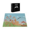 thumbnail image 3 of Ambesonne Ferris Wheel Jigsaw Puzzle Durable Cardboard, Flat Art Colorful, 1000 pcs, Multicolor, 3 of 5