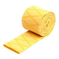 thumbnail image 2 of 2x Tubo retráctil antideslizante Agarre Caña de Raqueta Envoltura Amarillo + Φ25mm (43mm Plano) Zulema Tubo de envoltura termorretráctil, 2 of 4