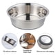 thumbnail image 3 of Cuencos para perros de acero inoxidable (paquete de 2) | Parte inferior de goma antideslizante y diseño sin derrames. para mascota grande, 3 of 5