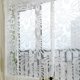 thumbnail image 2 of Beauty Jacquard Floral Roman Cortina Voile - Tie Up Silk Ribbon Shade - Window Valance Drape para Ventana Pequeña, Cocina Dormitorio 1 blanco 80x100cm Macarena Jacquard Roman Curtain Sheer, 2 of 8