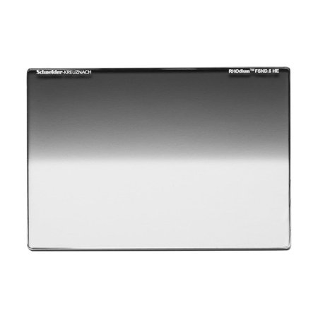 UPC: 0605228114500 | Schneider 4×5.65  RHOdium Full Spectrum ND Graduated Filter  0.6 Hard Edge