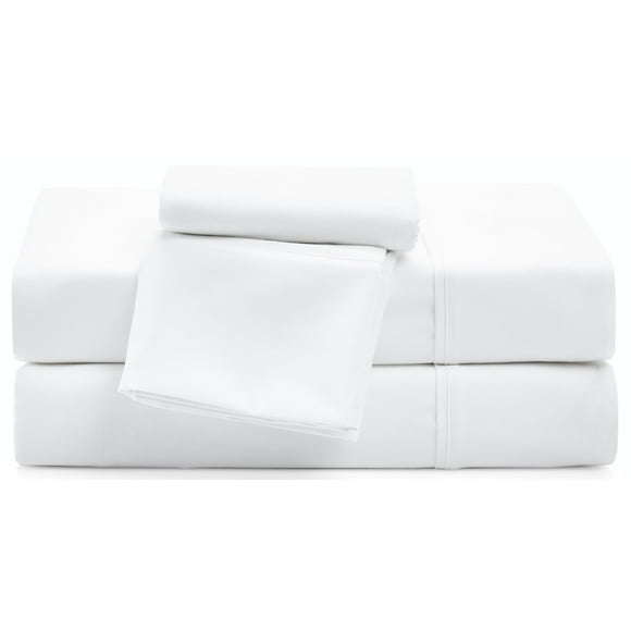 Ugg 11786 Alahna Twin Bed Sheets And Pillowcases 3-Piece Set Sleep In Luxury Machine Washable Deep Pockets Wrinkle-Resistant Breathable Cozy Comfort Silky Cooling Sheets, Twin, White