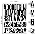thumbnail image 2 of 1000 Pcs Waterproof 2" Vinyl Alphabet & Number Stickers - Self-Adhesive for Mailboxes, Windows, Doors, Signs, Vehicles & More, White, 2 of 6