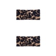 thumbnail image 4 of Diadema de ganchillo Minnieouse Banda para la cabeza deportiva Estampado de leopardo 3 2piezas, 4 of 6