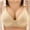 Beige, variant on Bigersell Seamless Wireless Bras for Women Mesh V-Neck Pullover Bras with Rhinestone Back-Smoothing Push up Padded Bras No Underwire , B12-22, Beige, S